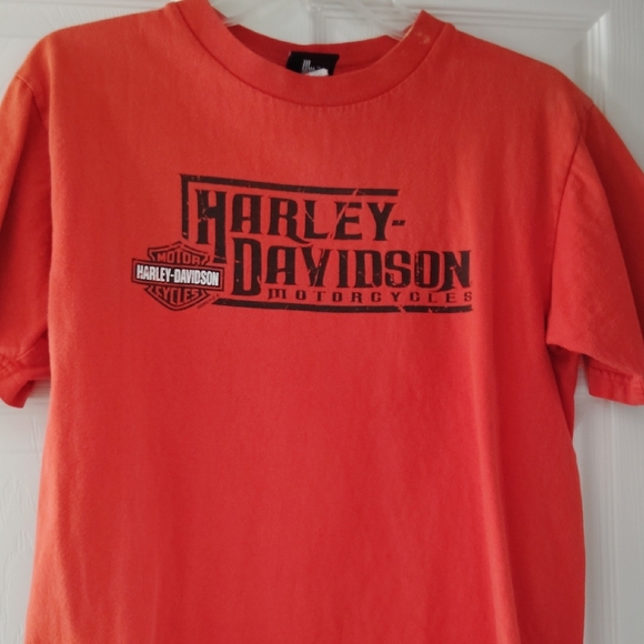 Harley-Davidson Other - Classic Harley-Davidson Men's Orange T-Shirt